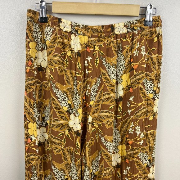 Spell Brown Floral Wide Leg Pants - Picture 10 of 13